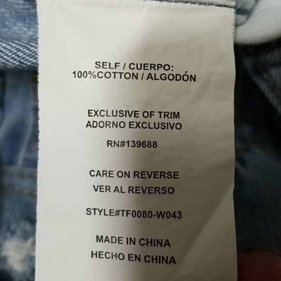 NWT Altar'd State Denim Embroidered Mini Skirt - Picture 5 of 5